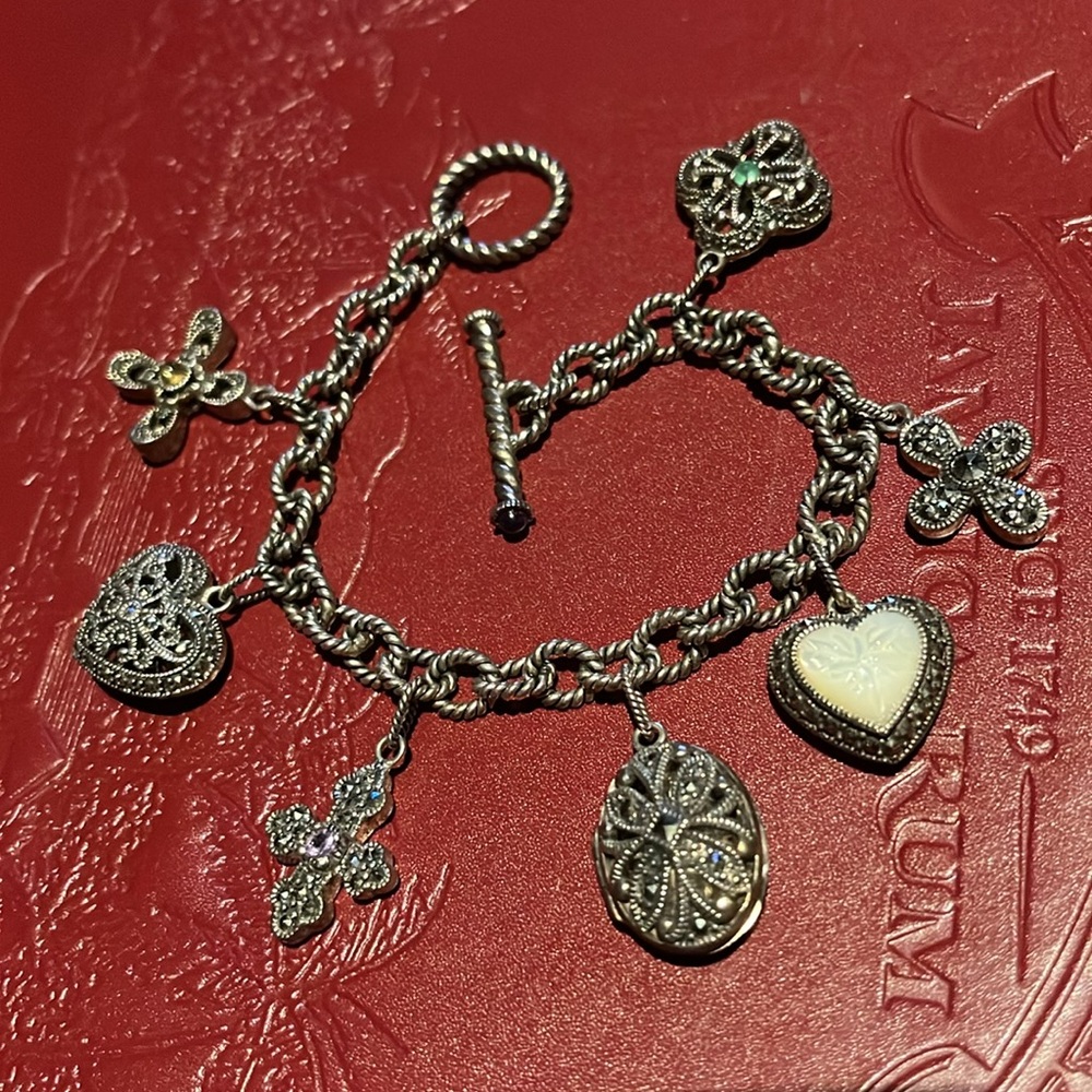 NWOT sterling charm bracelet